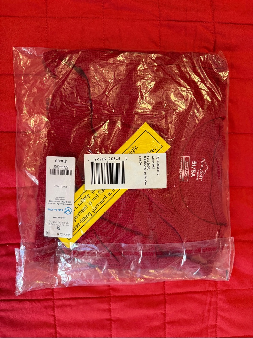 Carter's Red Kids Pajama Set